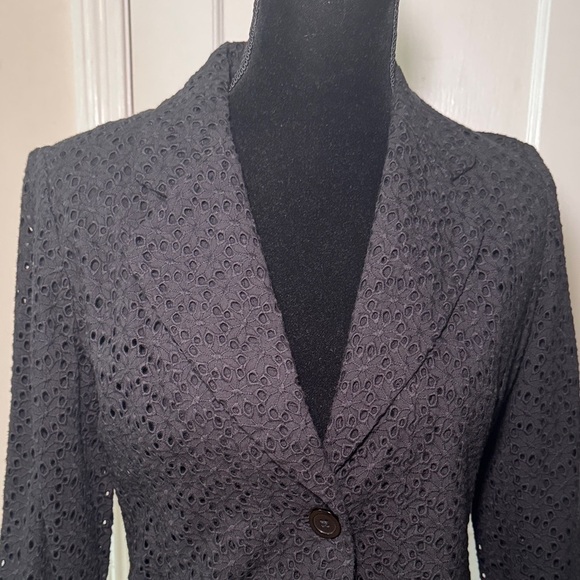 Rafaella Jackets & Blazers - Rafaella Black Textured Women's Blazer Size 8 NWT